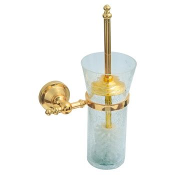 Aksy 6205 Montajlı Klozet Fırçası Pvd Mat Gold C Cam