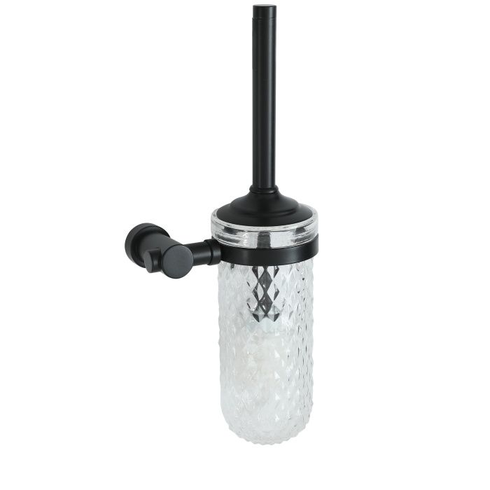 Aksy 8505Utopic Montajlı Klozet Fırçası-B Cam Mat Siyah