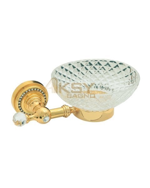 9207 Montajlı Sabunluk PVD Gold - B Cam