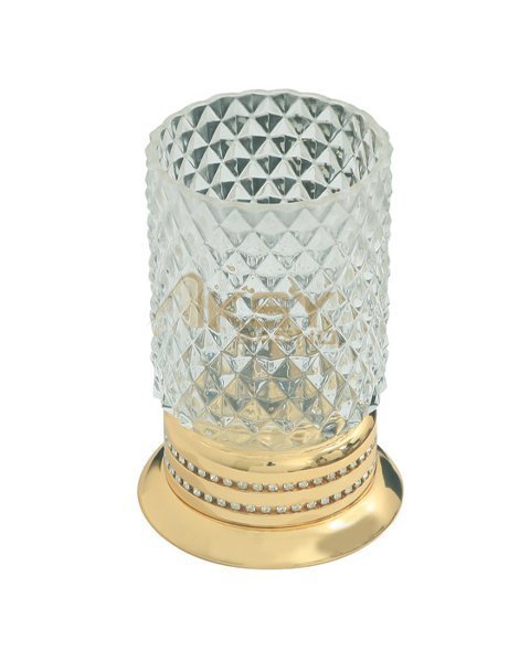 9250 Setüstü Diş Fırçalık PVD Gold B cam