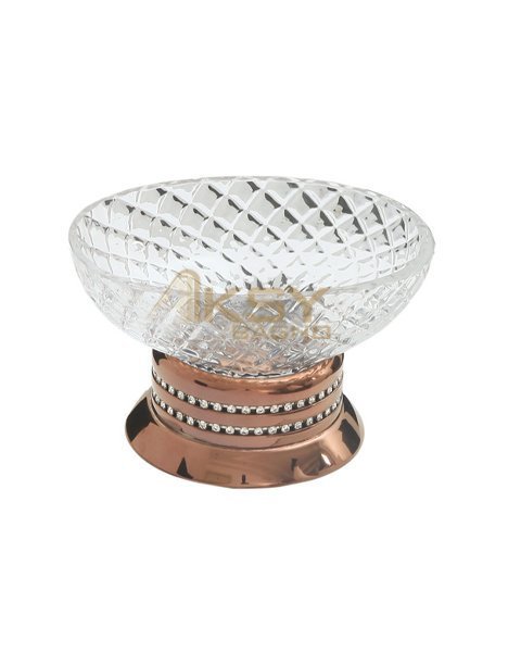 Aksy 9260 Style Setüstü Sabunluk PVD Rose - B Cam