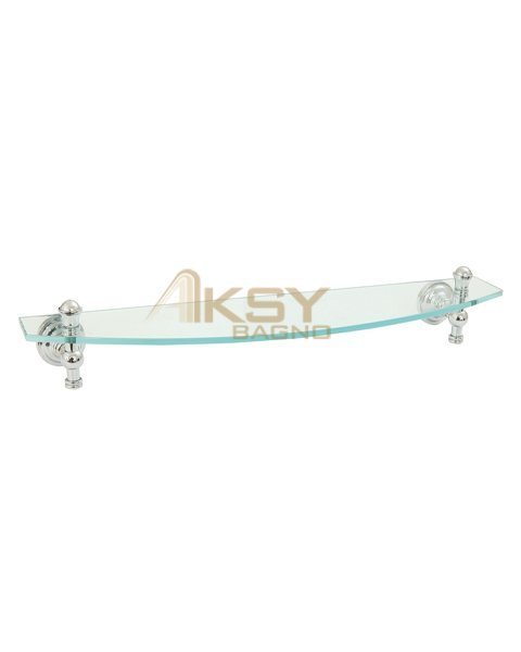 Aksy 8203 Venezıa Cam Etejer Chrome 50 cm
