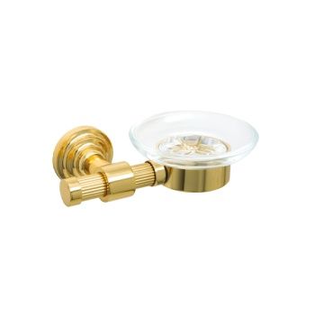 5507 Montajlı Sabunluk Pvd Gold Düzcam