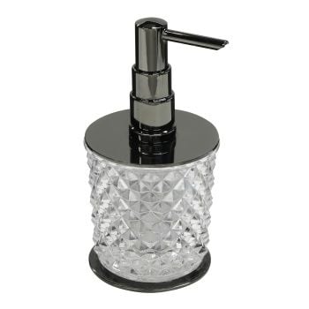 Aksy 2930 Setüstü Sıvı Sabunluk Pvd Füme K.model B Cam