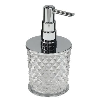 Aksy 3130 Setüstü Sıvı Sabunluk Chrome K.model B Cam