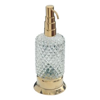 8530 Setüstü Sıvı Sabunluk B cam PVDMATGOLD