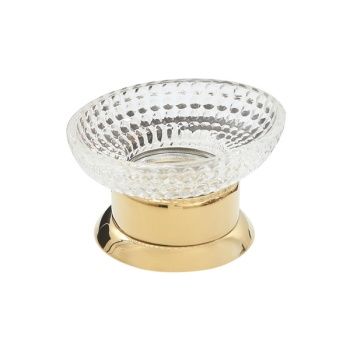 8560 Setüstü Sabunluk B cam PVDMATGOLD