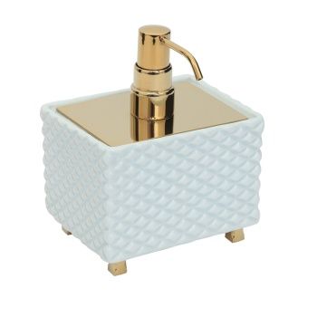 Aksy 8130 Setüstü Sıvı Sabunluk Pvd Rose Porselen