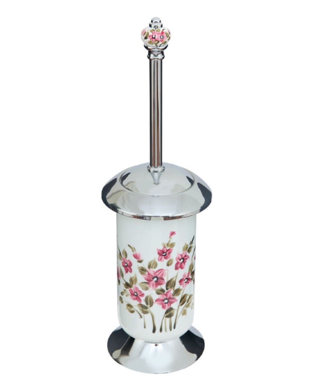 Aksy 8432 Fantasia Porselen Klozet Fırçası Chrome-D