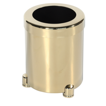 Aksy 1026D Mini Çöp Kovası Pvd Gold Döner kapak