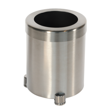 Aksy 1026D Mini Çöp Kovası Pvd Füme Mat Döner kapak