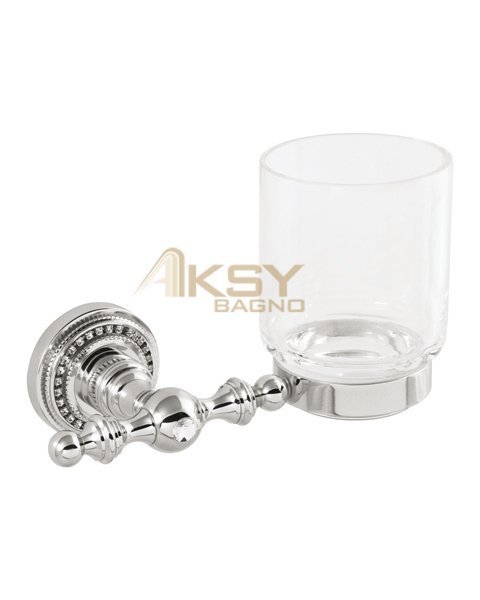 Aksy 7806 Eldorado Montajlı Diş Fırçalık Chrome