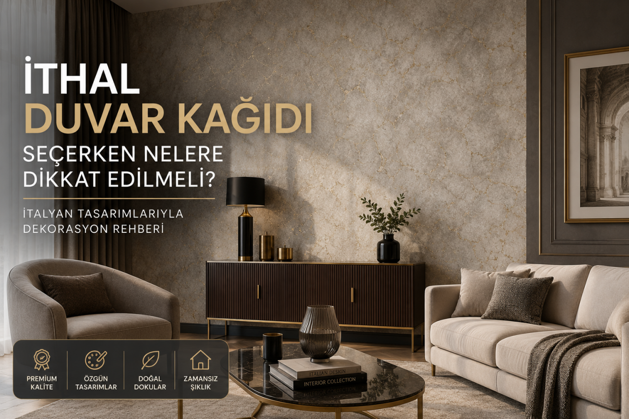 İthal Duvar Kağıdı Seçerken Nelere Dikkat Edilmeli? İtalyan Tasarımlarıyla Dekorasyon Rehberi