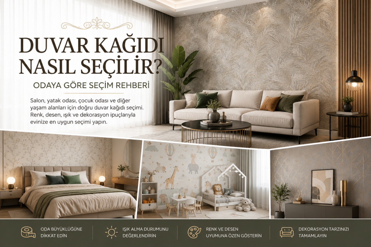 Duvar Kağıdı Nasıl Seçilir? Odaya Göre Seçim Rehberi