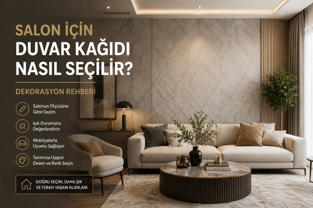 Salon İçin Duvar Kağıdı Nasıl Seçilir? Dekorasyon Rehberi