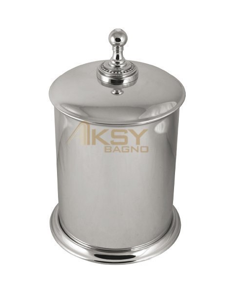 Aksy 7826 Eldorado Metal Çöp Kovası Chrome