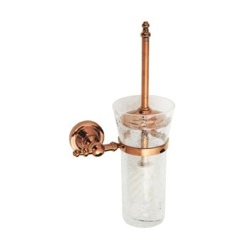 Aksy 6205 Montajlı Klozet Fırçası Pvd Rose C Cam