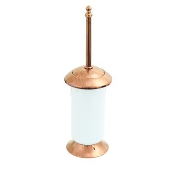 Aksy 6232 Klozet Fırçası Pvd Rose Porselen