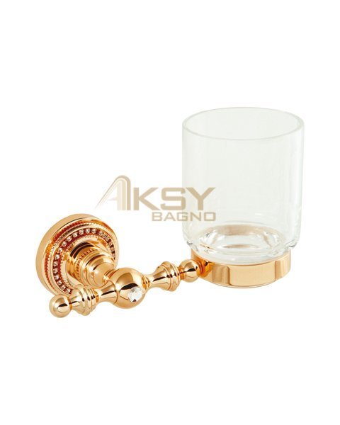 Aksy 7806 Eldorado Montajlı Diş Fırçalık Pvd Gold