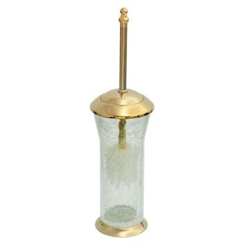 Aksy 7132 Klozet Fırçası Pvd Mat Gold C Cam