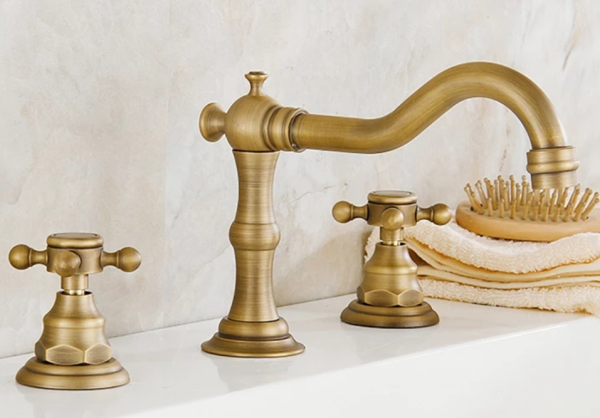 Eskitme 3 Delikli Lavabo Bataryası B119