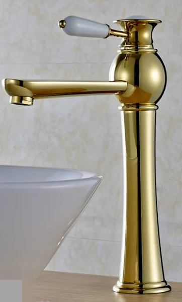 Altın Yüksek Çanak Lavabo Bataryası B191