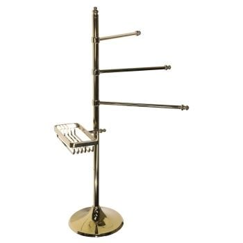 Aksy 6220 2 Set 3'lu Havlu Bar Pvd Gold