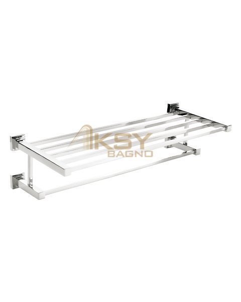 Aksy 8112-2 Kubıca Havlu Bar Chrome