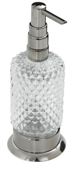 Aksy 8530 Setüstü Sıvı Sabunluk B cam Pvd Füme
