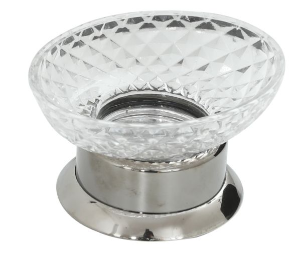 Aksy 8560 Setüstü Sabunluk B cam Pvd Füme