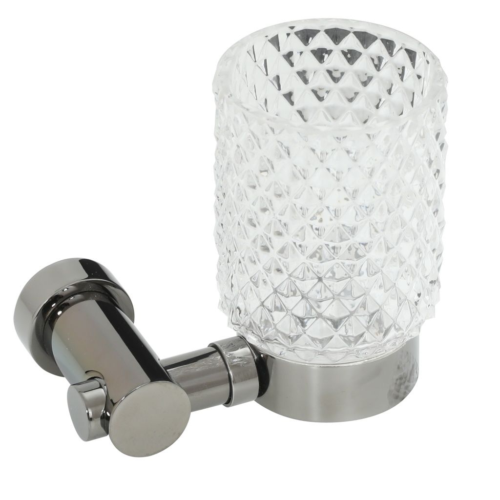 Aksy 8506 Montajlı Diş Fırçalık B cam Pvd Füme