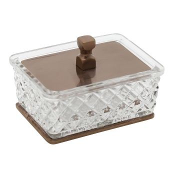 Aksy 8170 Takı Kutusu Pvd Mat Rose D/D/B