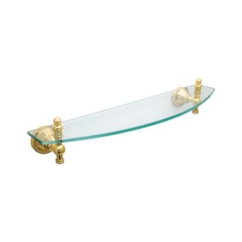 Aksy 6203 Cam Etajer Pvd Mat Gold 20*60*13