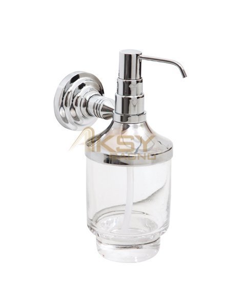 Aksy 9514 Dıamond Montajlı Sıvı Sabunluk Chrome