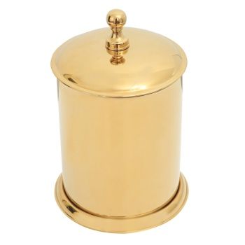 Aksy 6226 Metal Çöp Kovası Pvd Gold