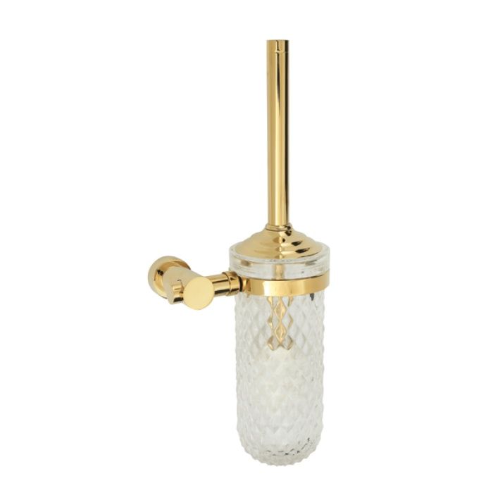 8505 Montajlı Klozet Fırçası B cam Pvd Gold