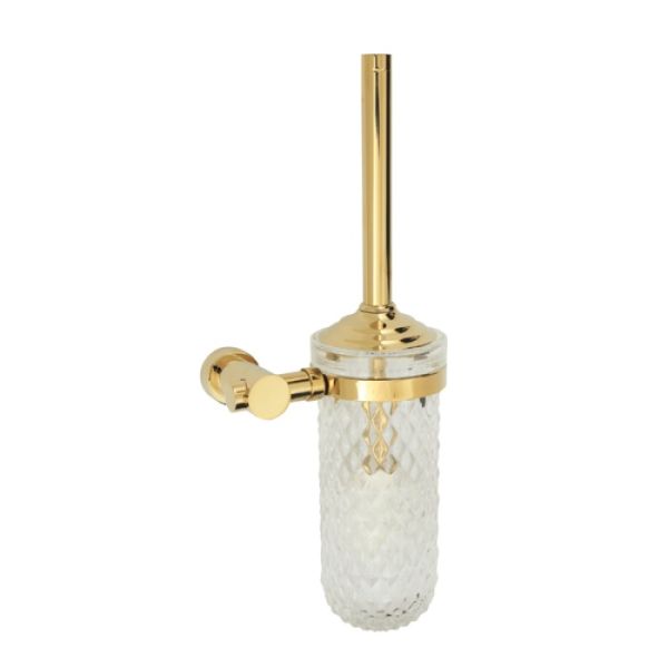 8505 Montajlı Klozet Fırçası B cam Pvd Gold