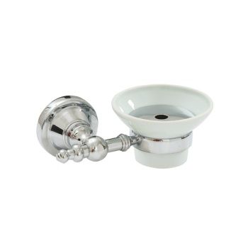 Aksy 6207 Montajlı Sabunluk Chrome Porselen