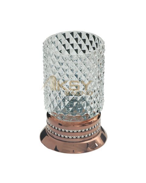 Aksy 9250 Style Setüstü Diş Fırçalık PVD Rose - B Cam