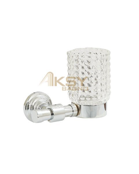 Aksy 3406 Straıght Montajlı Diş Fırçalık Chrome - Optik Cam