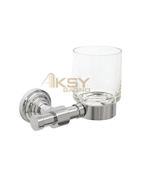 Aksy 3406 Straıght Montajlı Diş Fırçalık Chrome