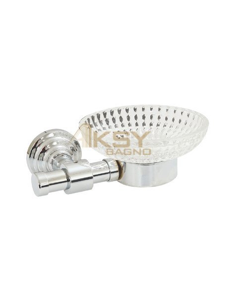 Aksy 3407 Straıght Montajlı Sabunluk Chrome - Optik Cam