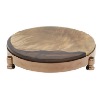 Aksy 3441-1 K/D Çok Amaçlı Düzenleyici Pvd Gold Natural Ahşap