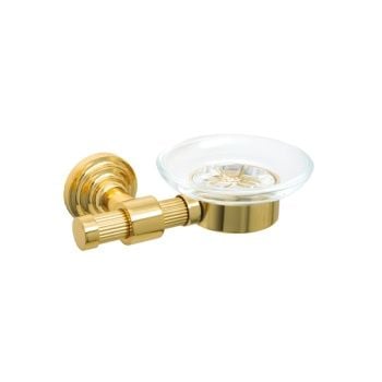 5507 Montajlı Sabunluk Pvd Gold Düzcam