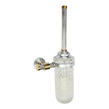 5505 Montajlı  Klozet Fırçası Chrome Pvd Gold B Cam