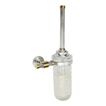 5505 Montajlı  Klozet Fırçası Chrome Pvd Gold B Cam
