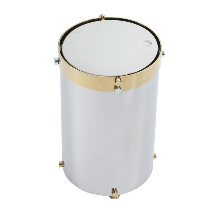 5526 Çöp Kovası Chrome Pvd Gold D/B