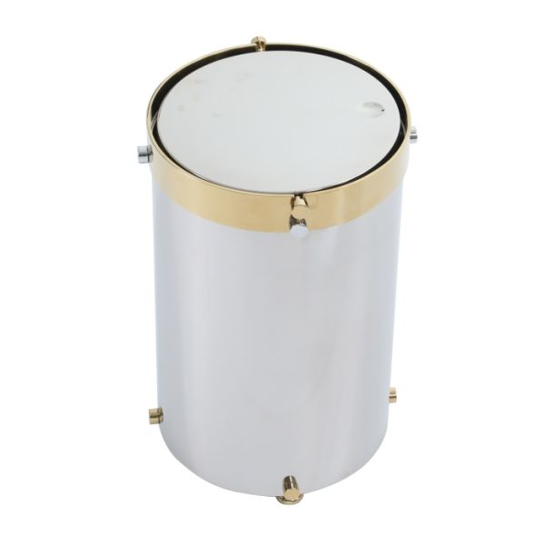 5526 Çöp Kovası Chrome Pvd Gold D/B