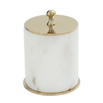 Aksy 9040 Pamukluk Pvd Gold Doğal Taş Beyaz D/T/B