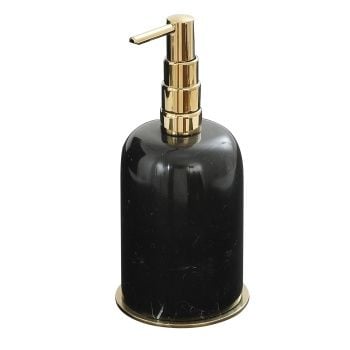 Aksy 9030 Sıvı Sabunluk Pvd Gold Doğal Taş Siyah D/T/S